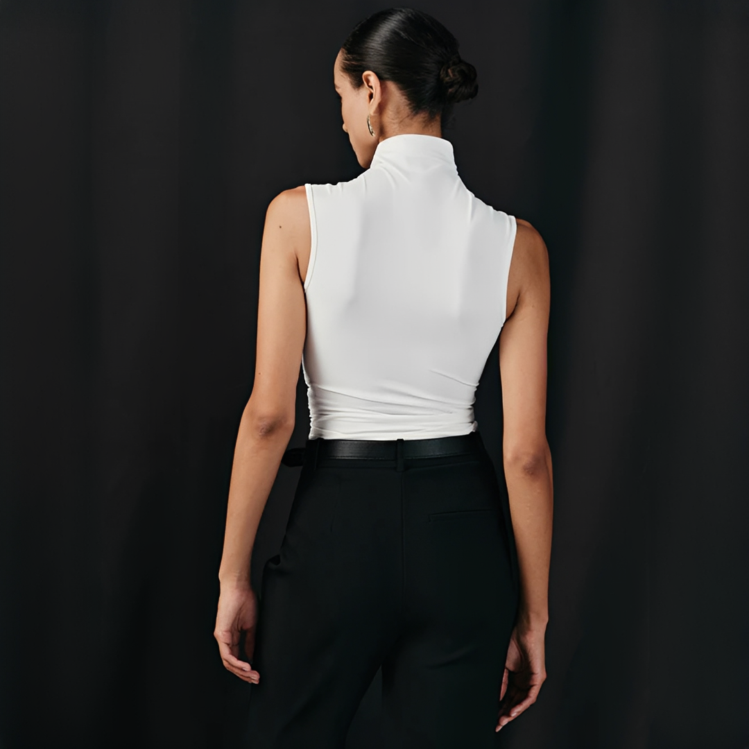 Mireya - Haut Chic à Col Croisé