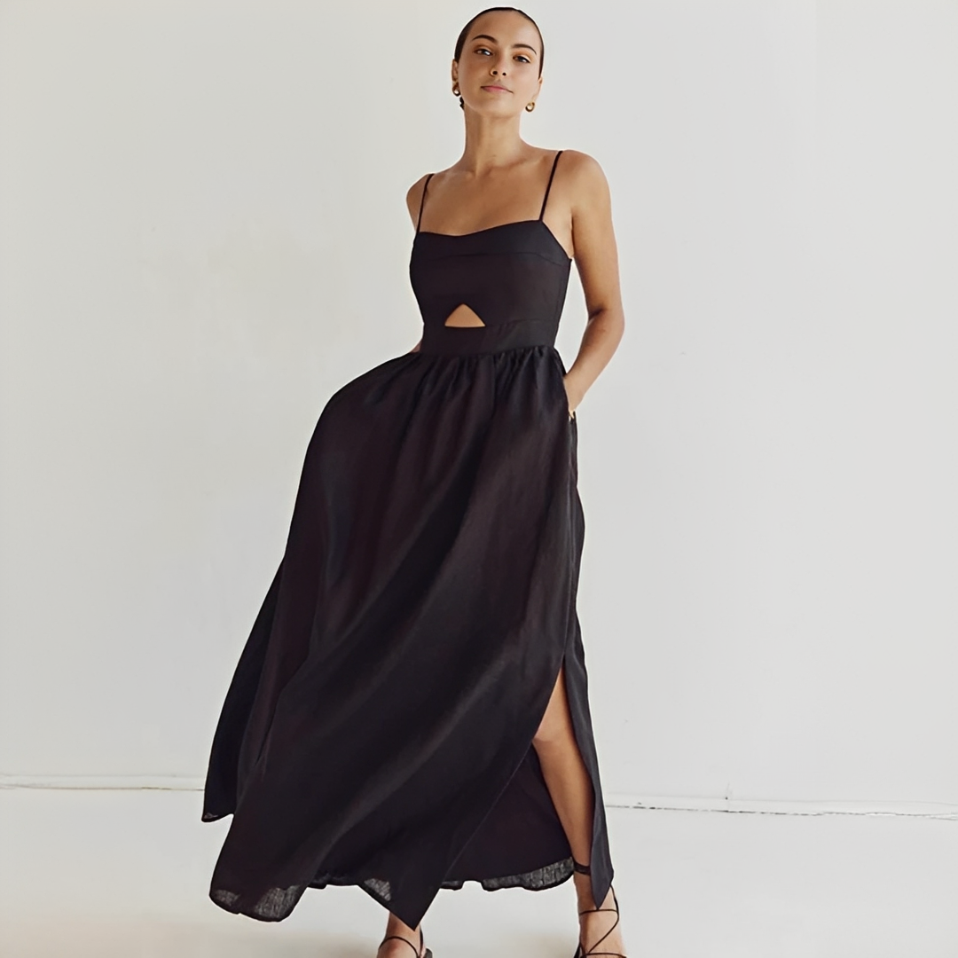 Meadel - Robe longue élégante sans manches