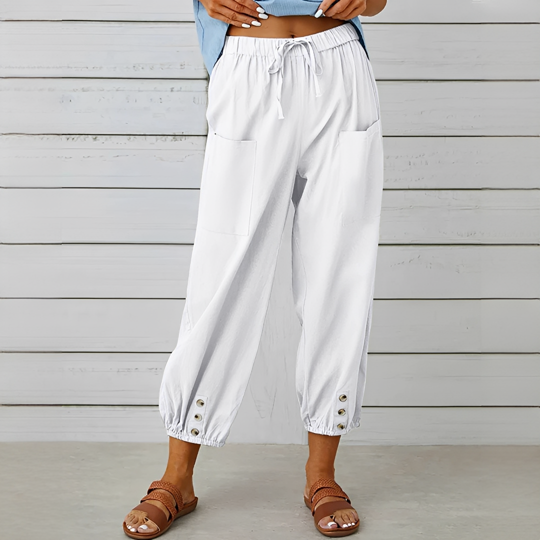 Scarlett - Pantalon confortable à lacets