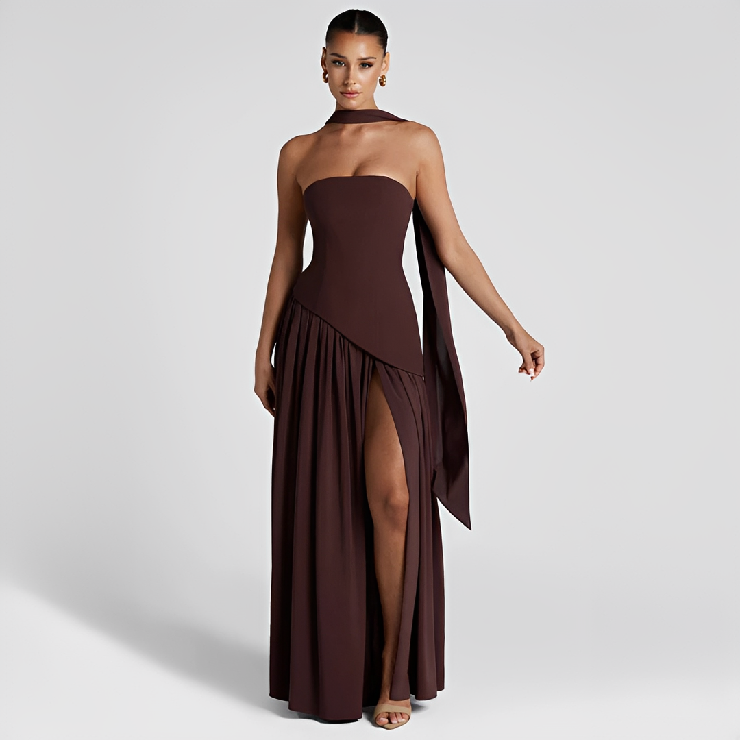 Beatrix - Élégante robe bustier pour femme