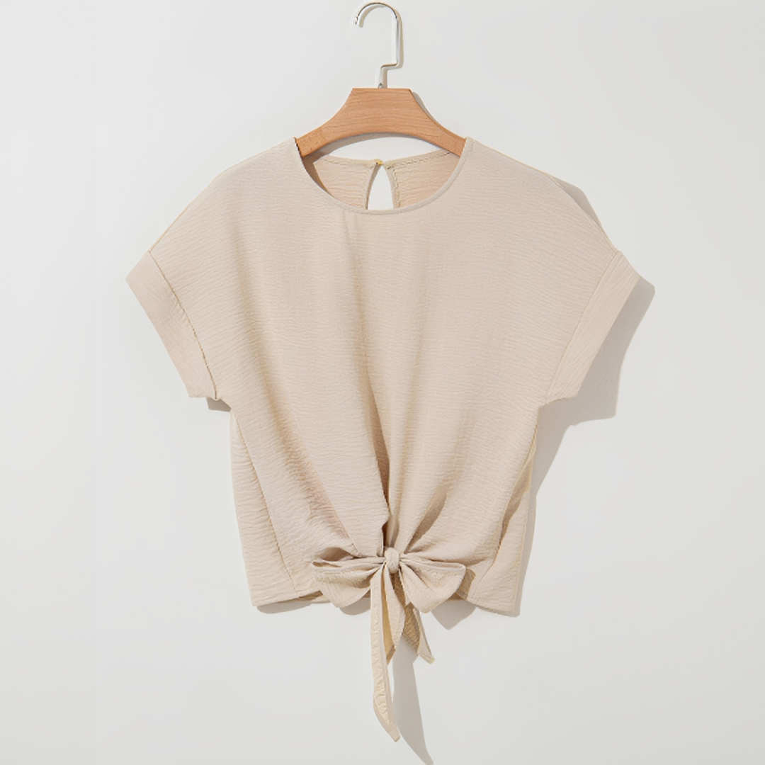 Kalea - Blouse chic à manches courtes
