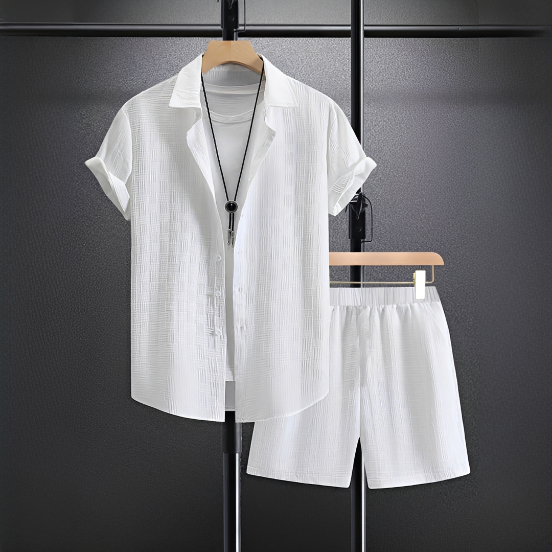 Reymark - Ensemble estival tendance pour homme en deux pièces