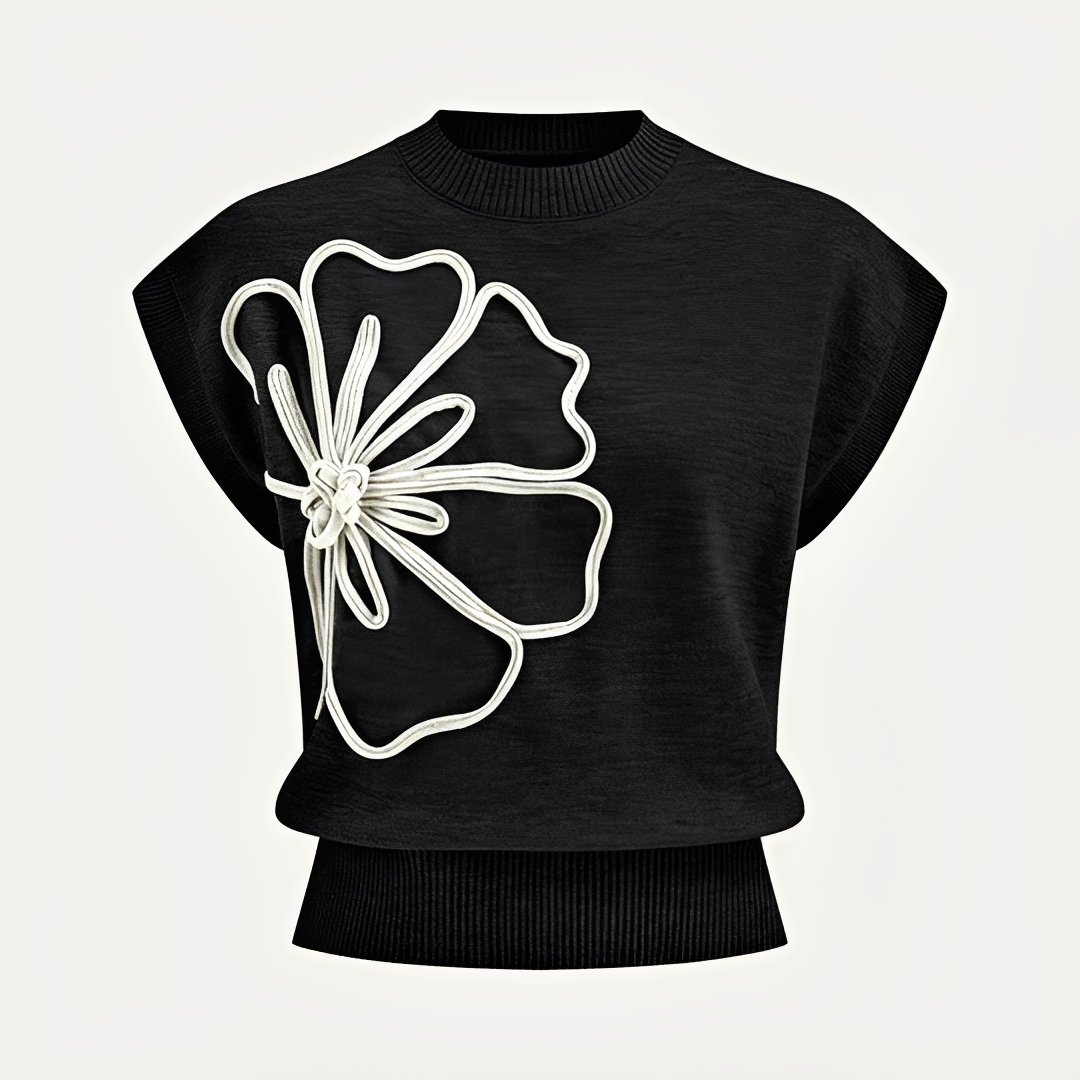 Jocelyn - Haut décontracté avec motif floral