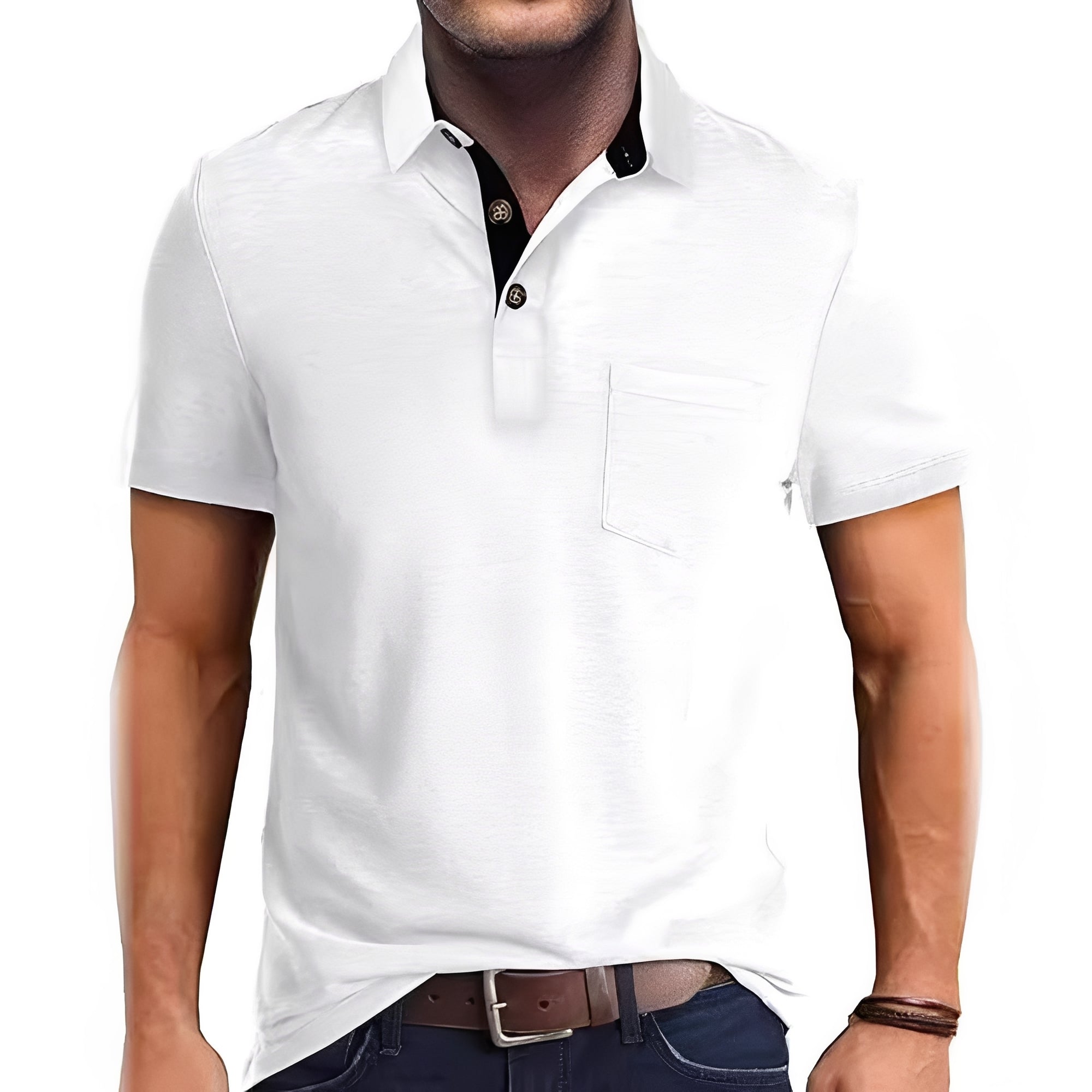 Hobbs - T-shirt Polo Décontracté à Manches Courtes