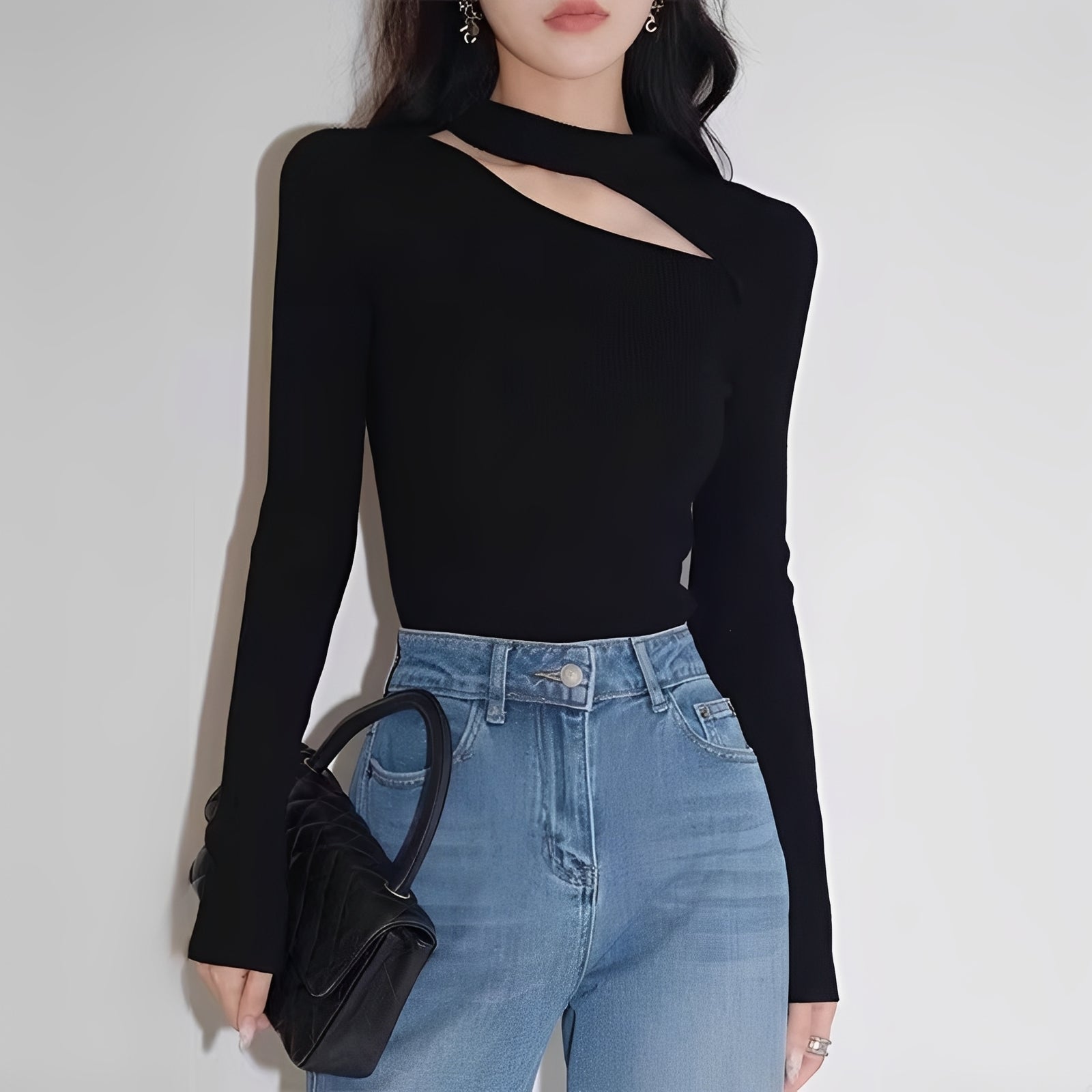 Kiarra - Haut asymétrique chic