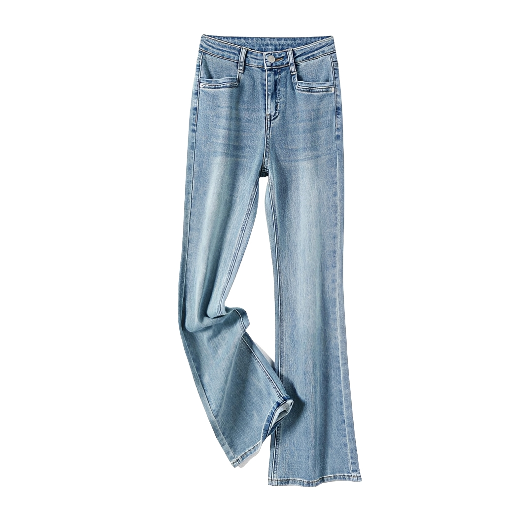 Theodora - Pantalon Taille Haute Éclaircissant