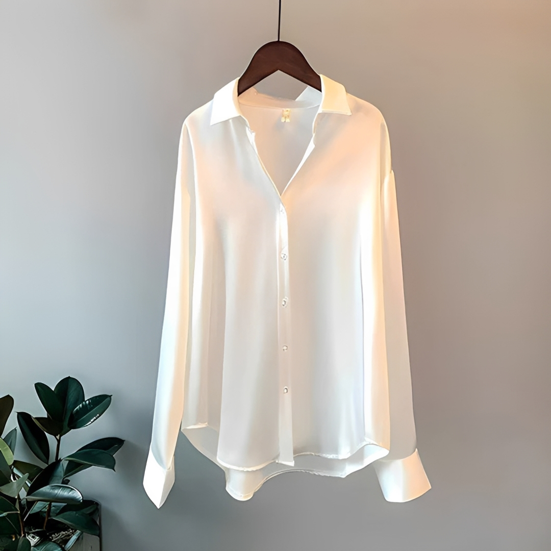 Zaniyah - Chemise brillante à manches longues
