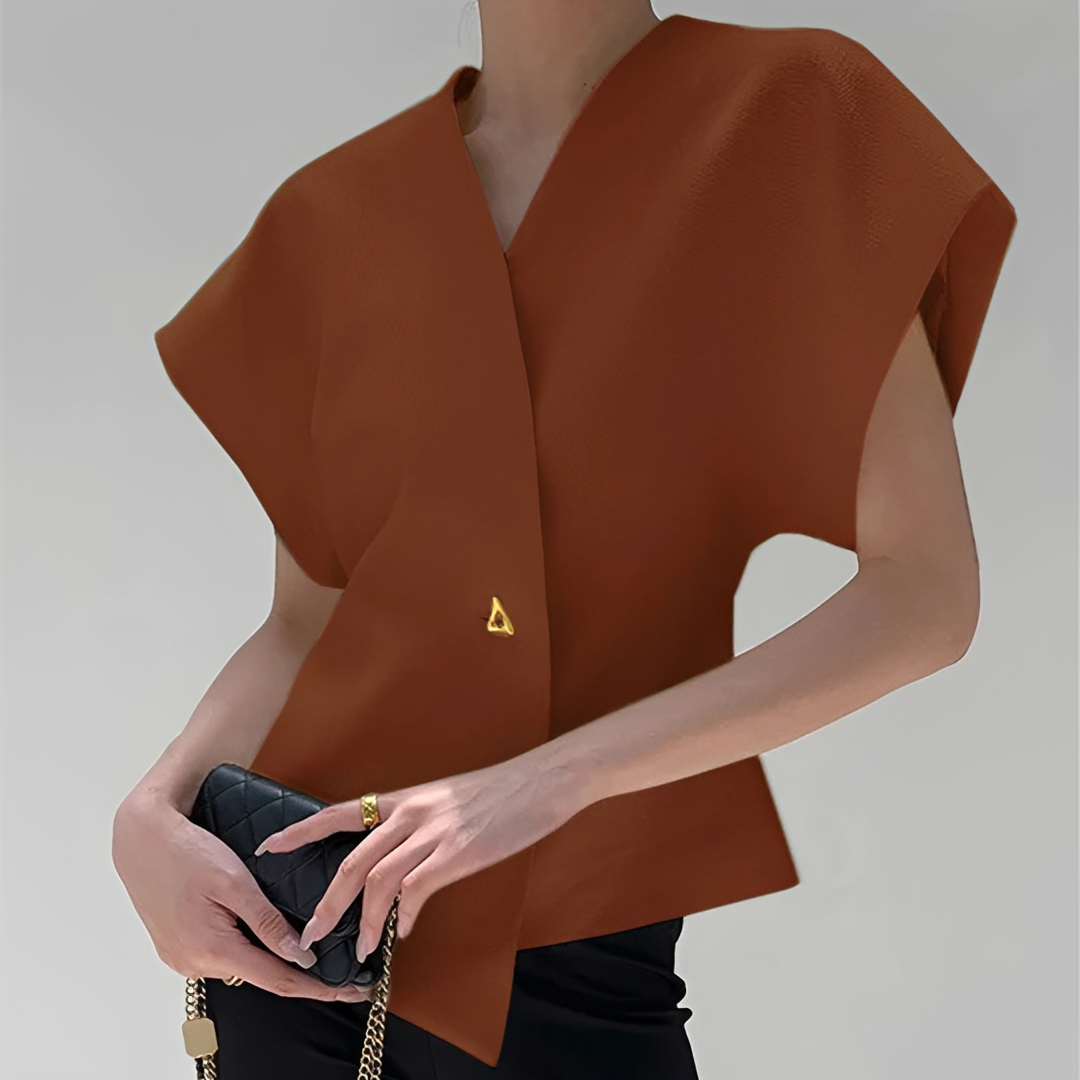 Ariella - Blouse stylée à col en V