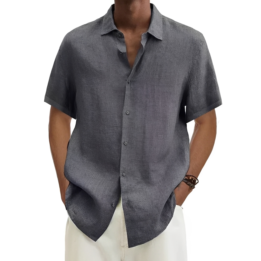 Aamon - Chemise légère et respirante pour l'été pour homme