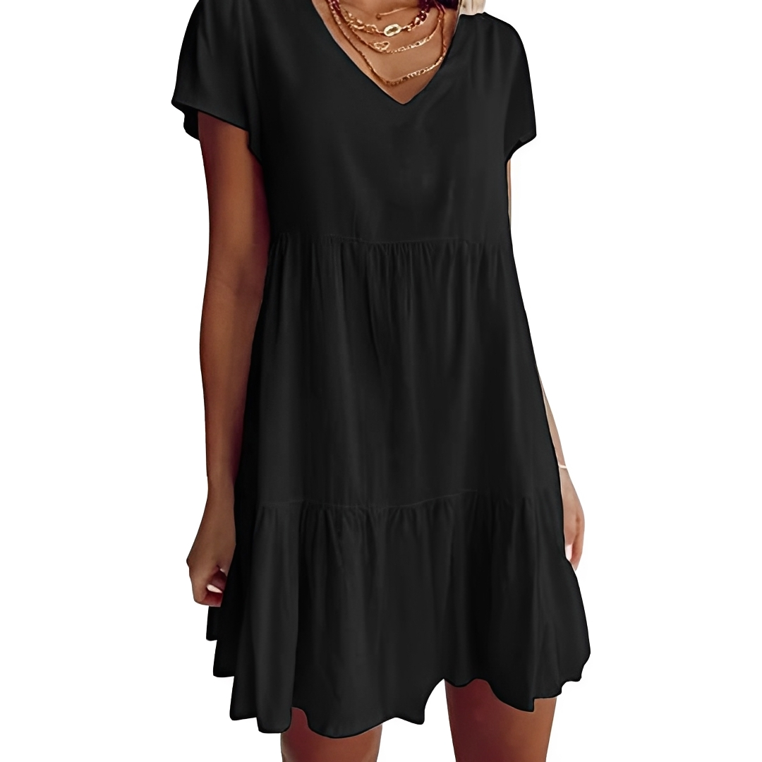 Judith - Robe Courte Décontractée et Large
