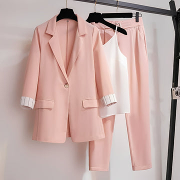 Paula - Ensemble chic de blazer trois pièces pour femmes