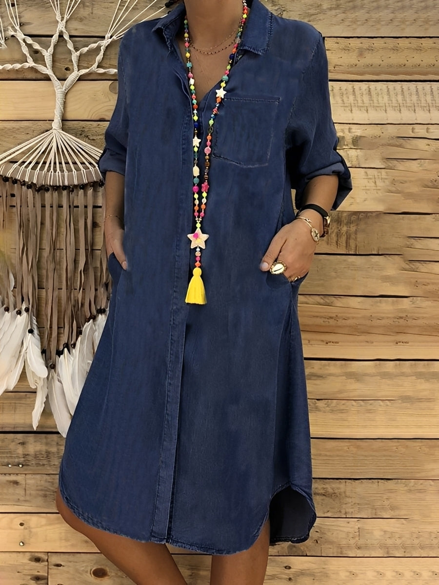 Kristina - Robe large en jean