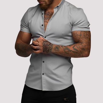 Oscar - Chemise slim fit manches courtes pour homme