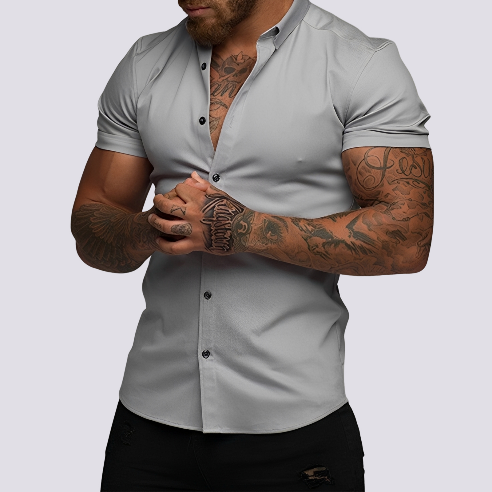 Lukas - Chemise avec col adaptable