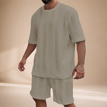 Johnston - Ensemble T-shirt et Shorts Larges