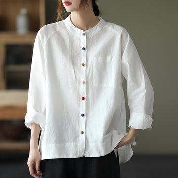 Nellie - Blouse large avec poches pour femmes
