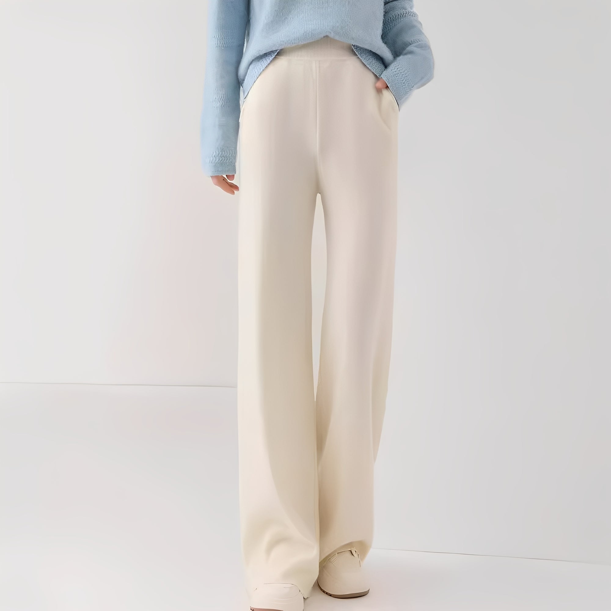 Jamie - Pantalon formel à taille haute