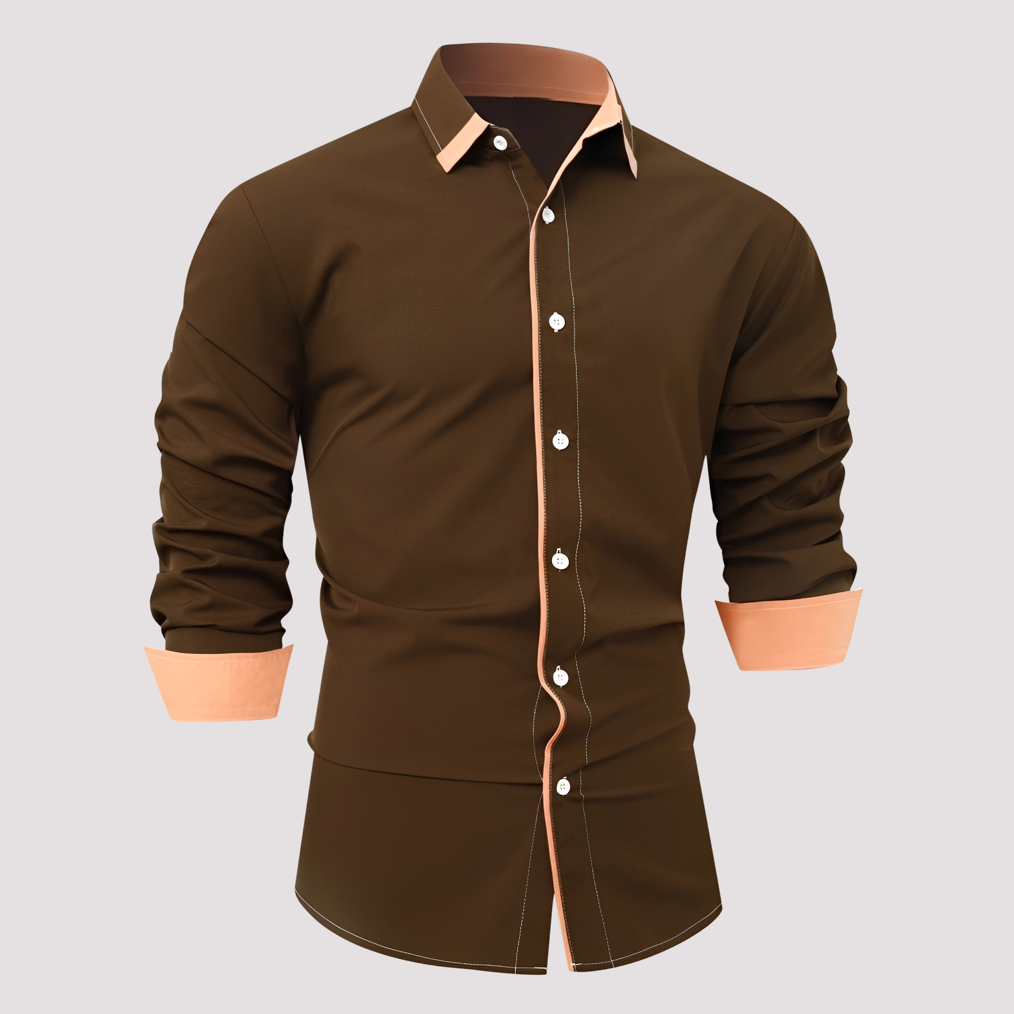 Samuel - Surchemise chic à manches longues pour hommes
