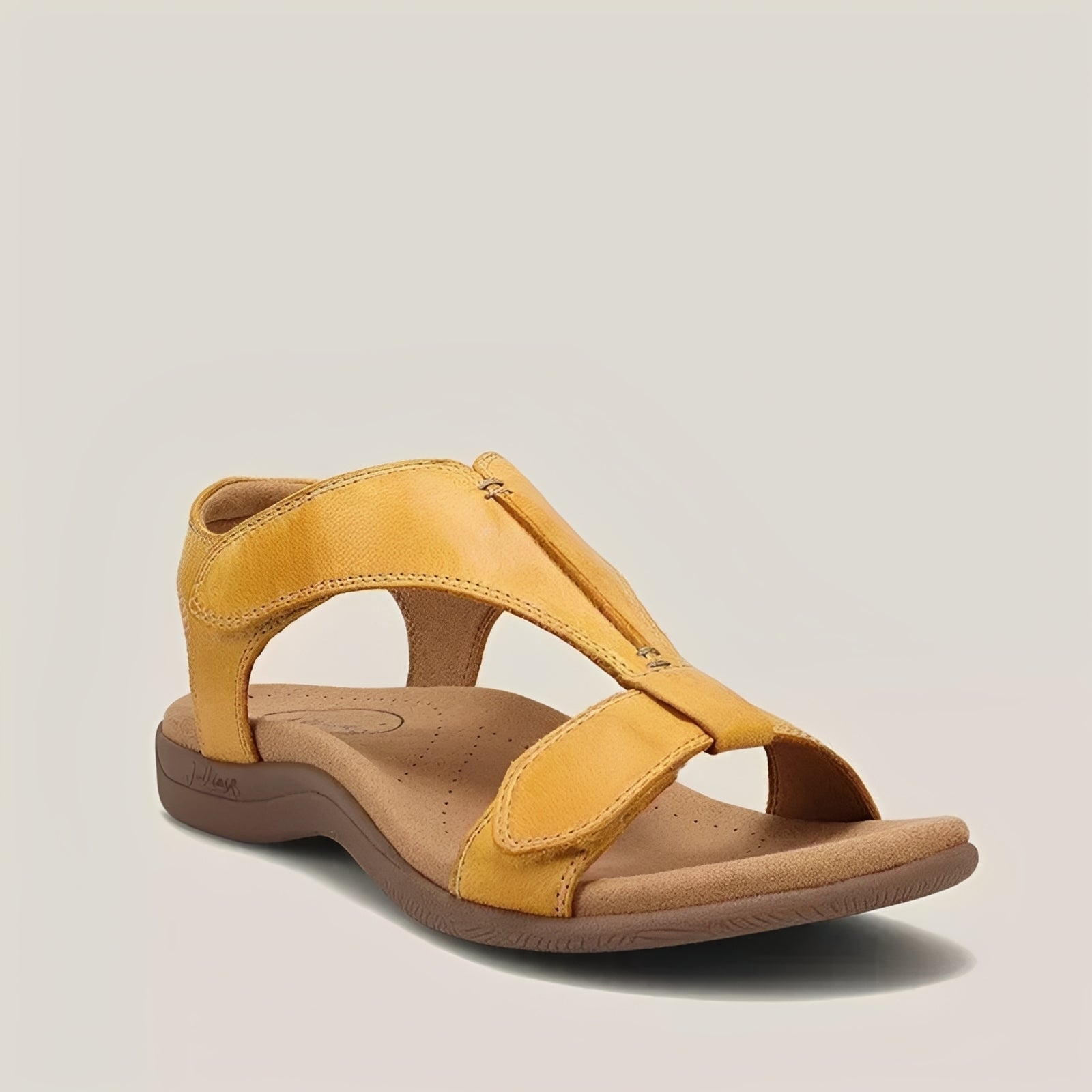 Sharon - Sandales à plateforme avec fermeture Velcro