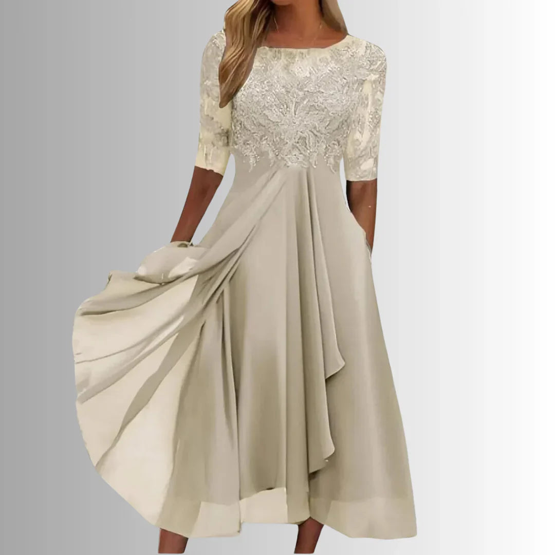 Rhonda- Robe en dentelle élégante pour femmes