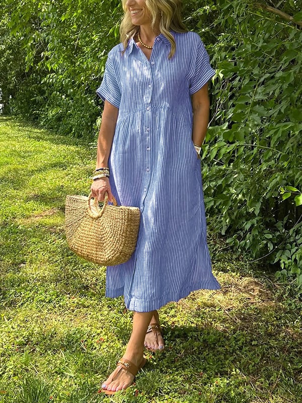 Corinne – Robe chemise élégante pour femmes