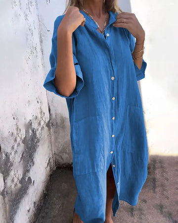 Valerie – Robe chemise décontractée pour femmes