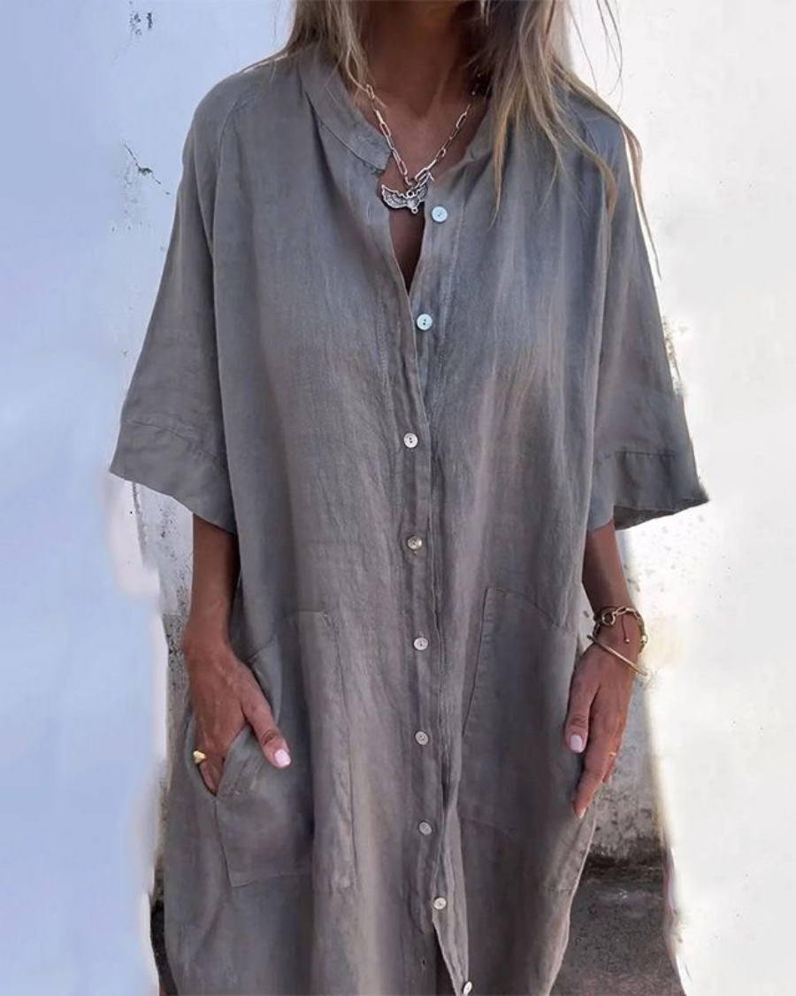 Valerie – Robe chemise décontractée pour femmes
