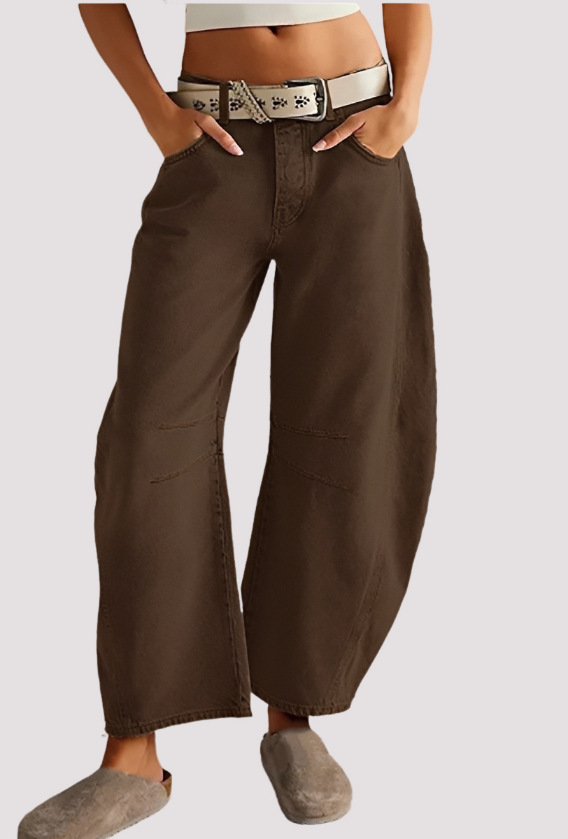 Kendra - Pantalon Large Raffiné