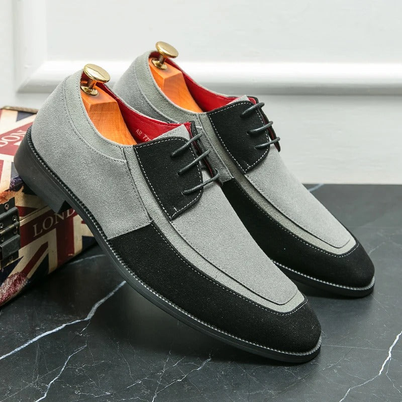 Theo - Souliers à lacets au design contrastant