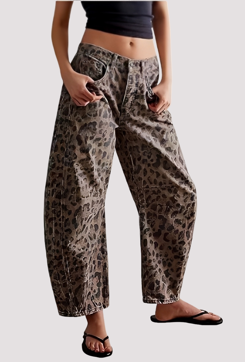 Kendra - Pantalon Large Raffiné