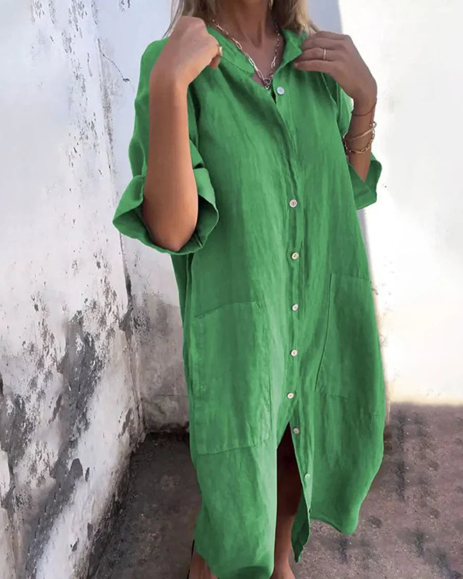 Valerie – Robe chemise décontractée pour femmes