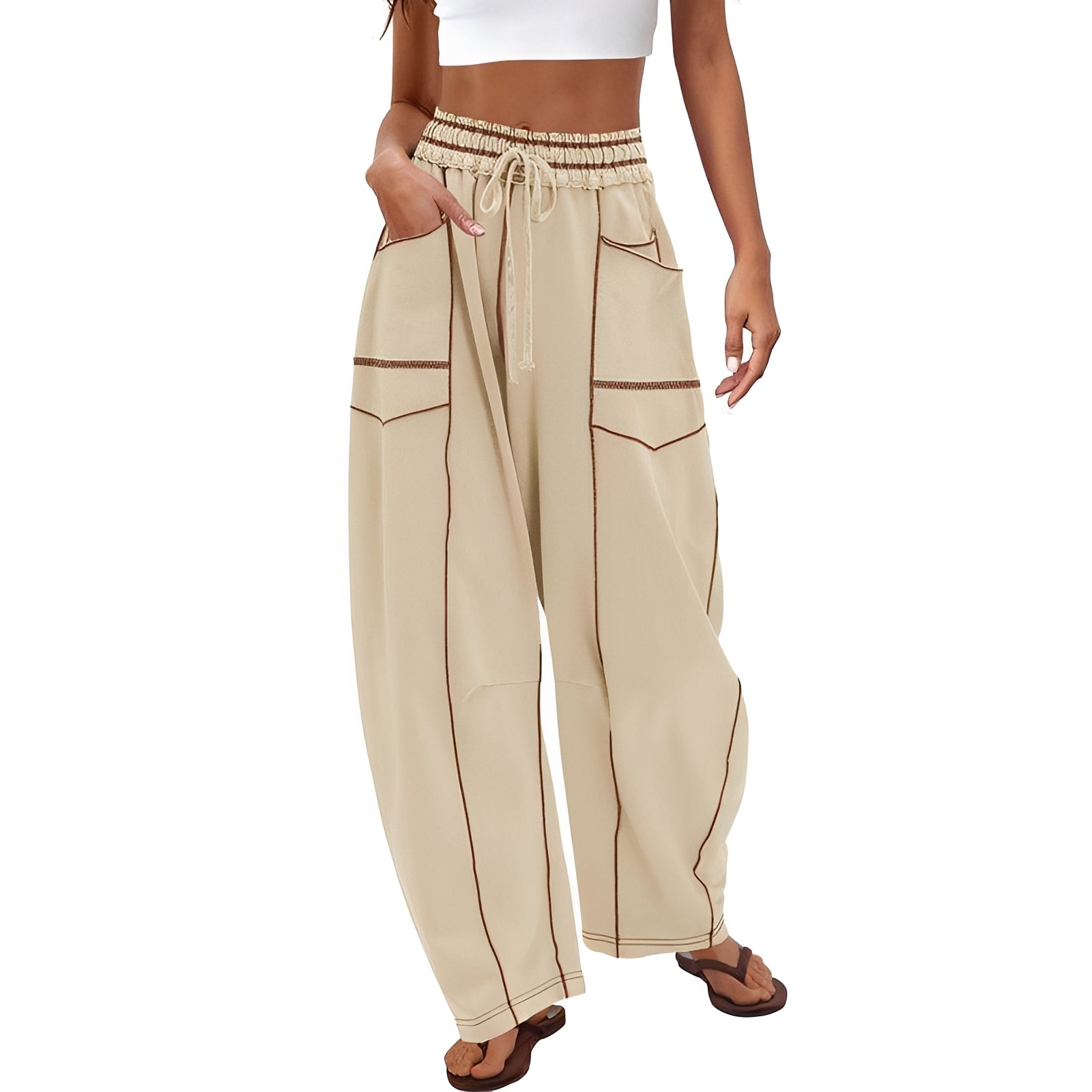 Marianne - Pantalon Ajusté Élégant