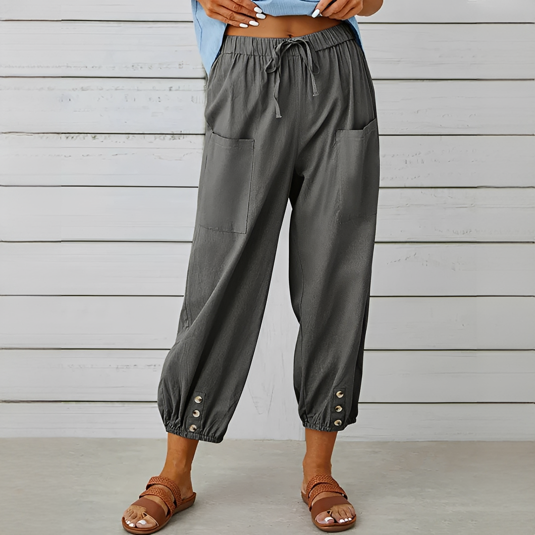 Scarlett - Pantalon confortable à lacets