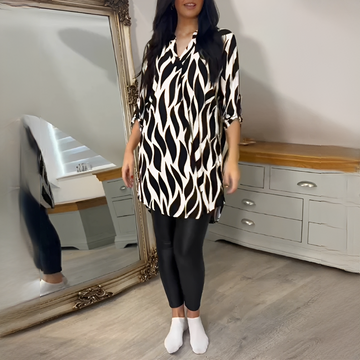 Desiree - Blouse raffinée à col en V
