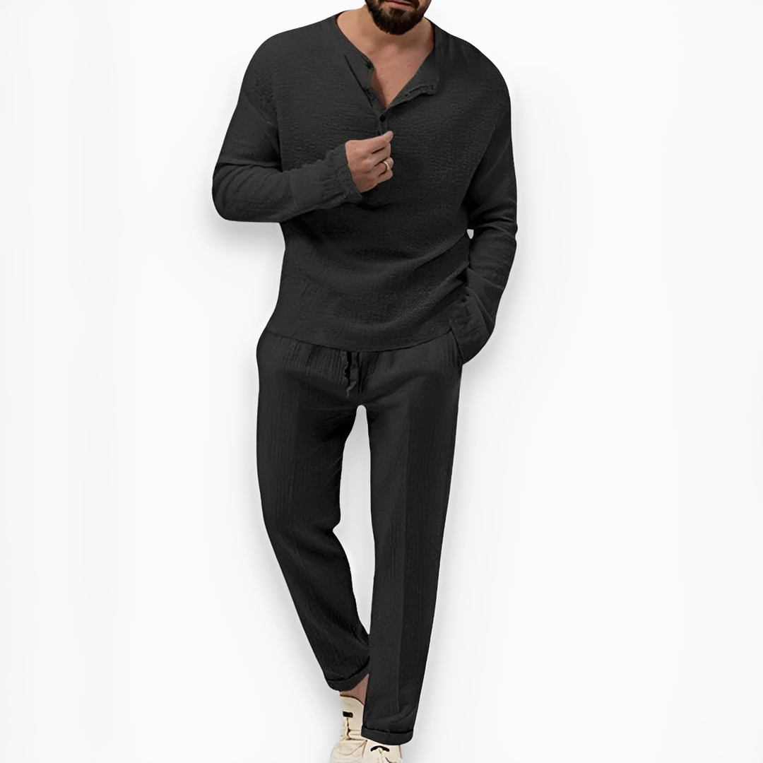 Eduard - Ensemble homme été avec haut et pantalon
