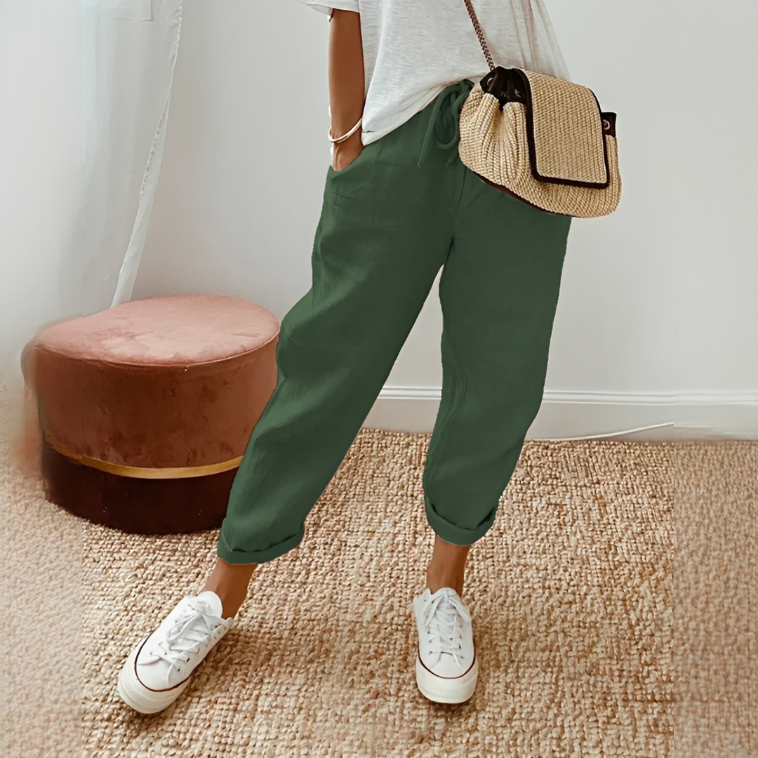 Whitney - Pantalon confortable à taille ajustable