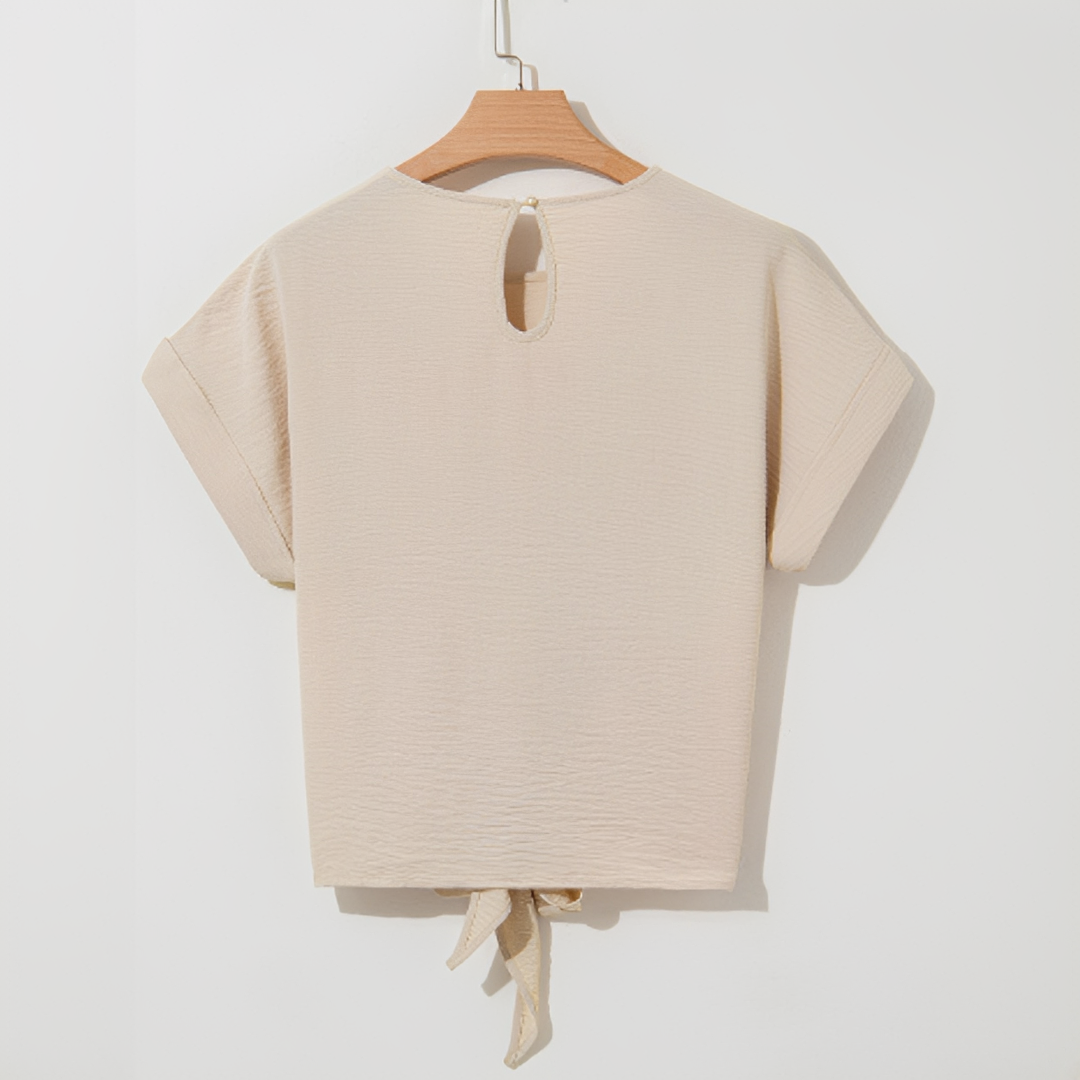 Kalea - Blouse chic à manches courtes