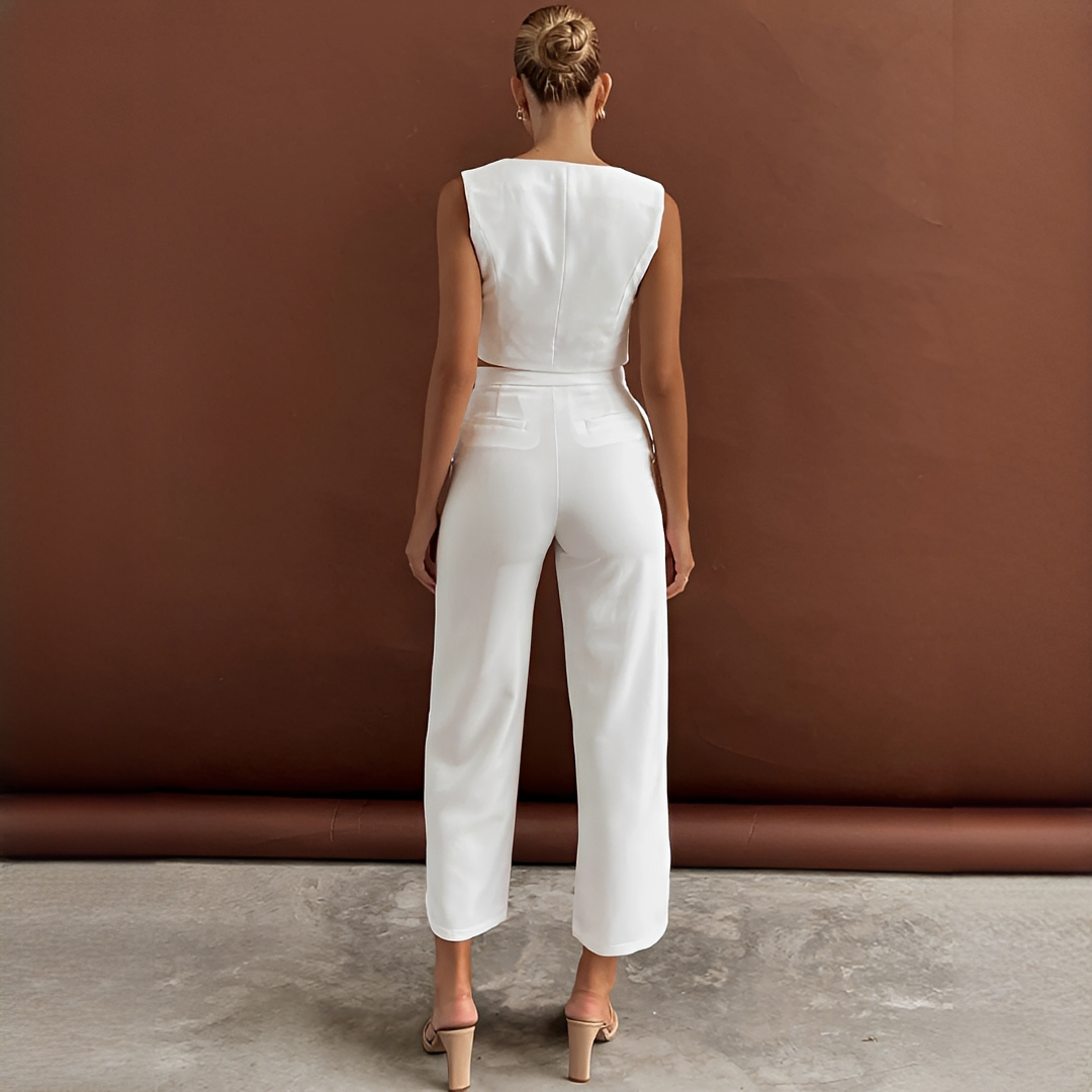 Agnes - Set Gilet et Pantalon à la Mode