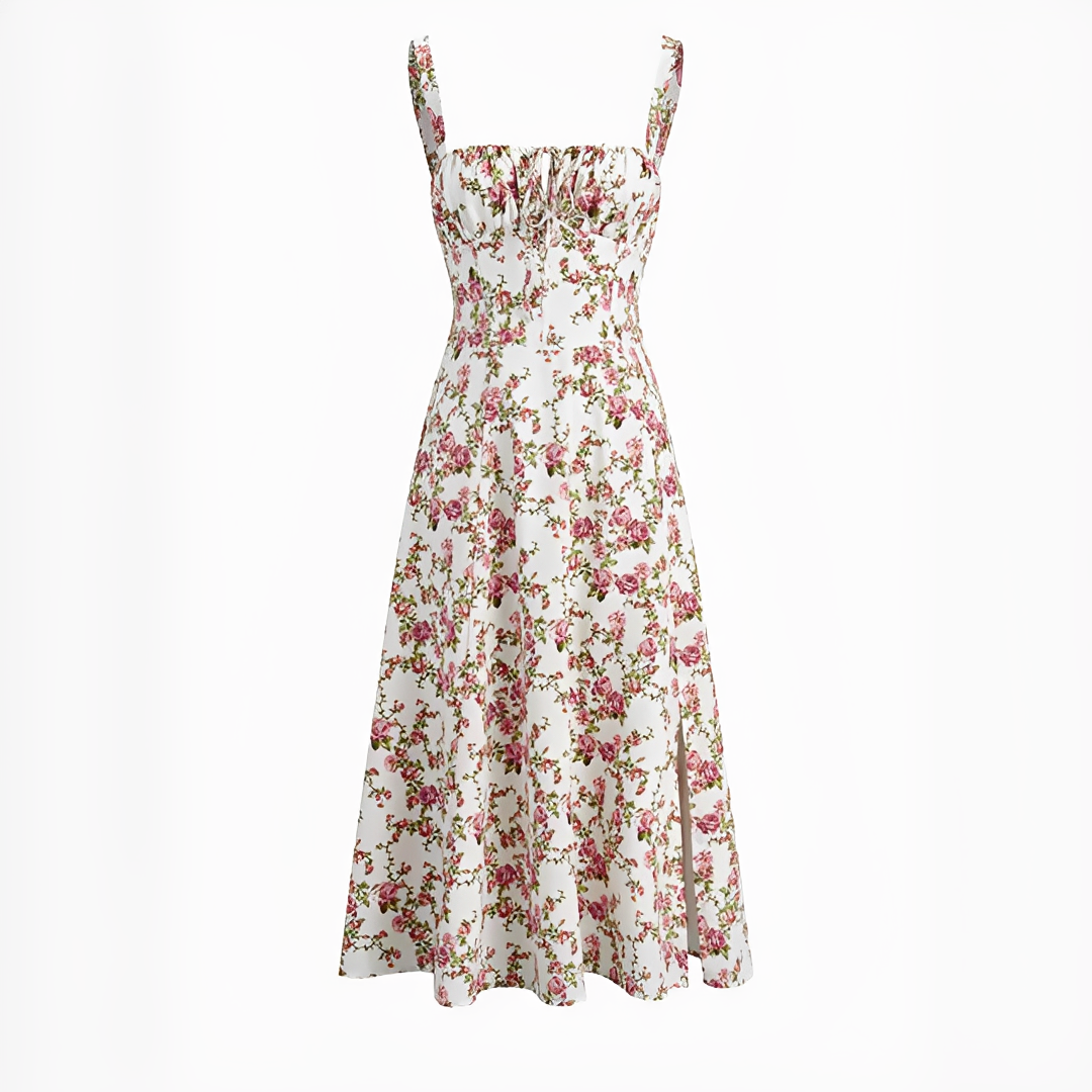 Quinny - Robe midi à fleurs