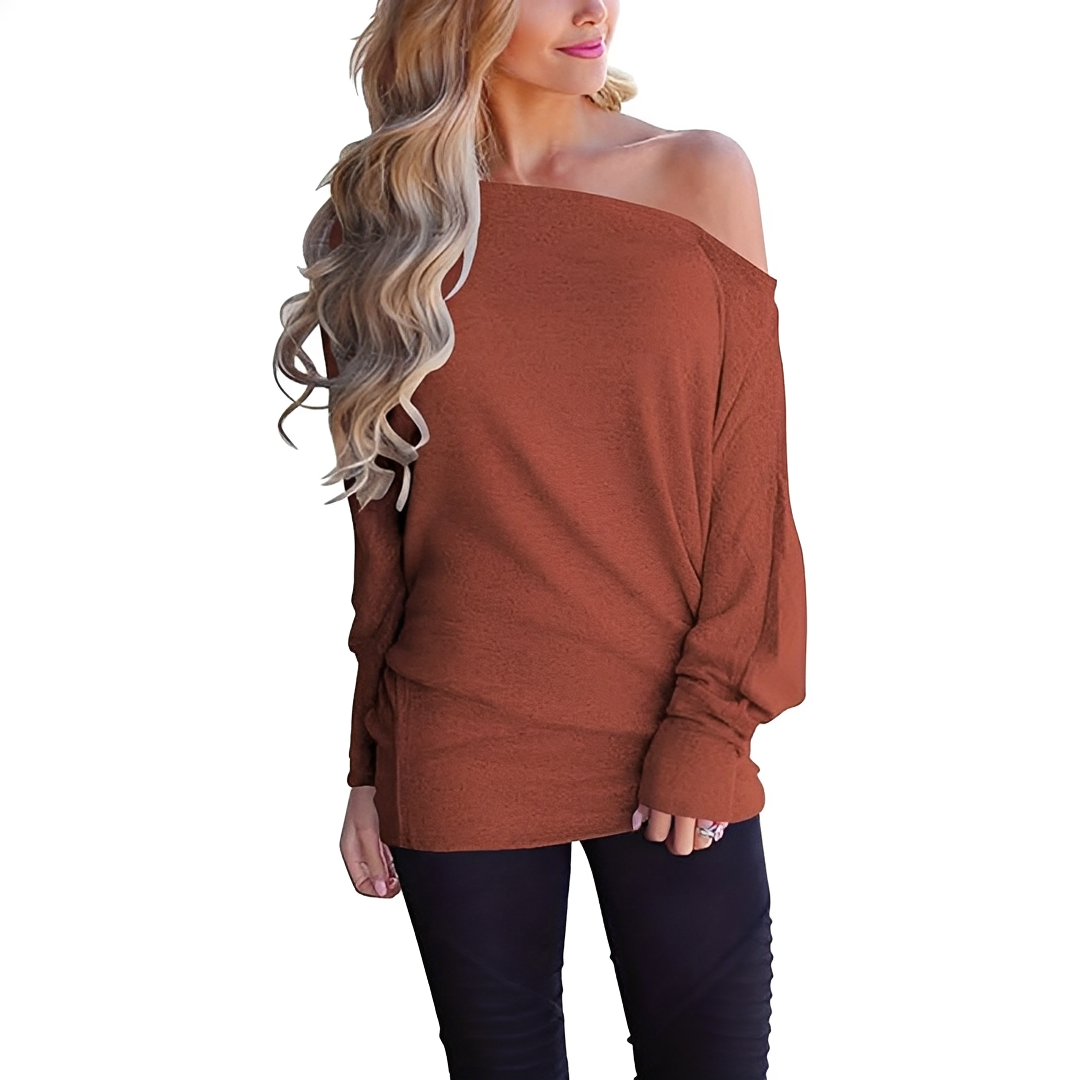 Cordelia - Blouse Élégante Épaules Dénudées
