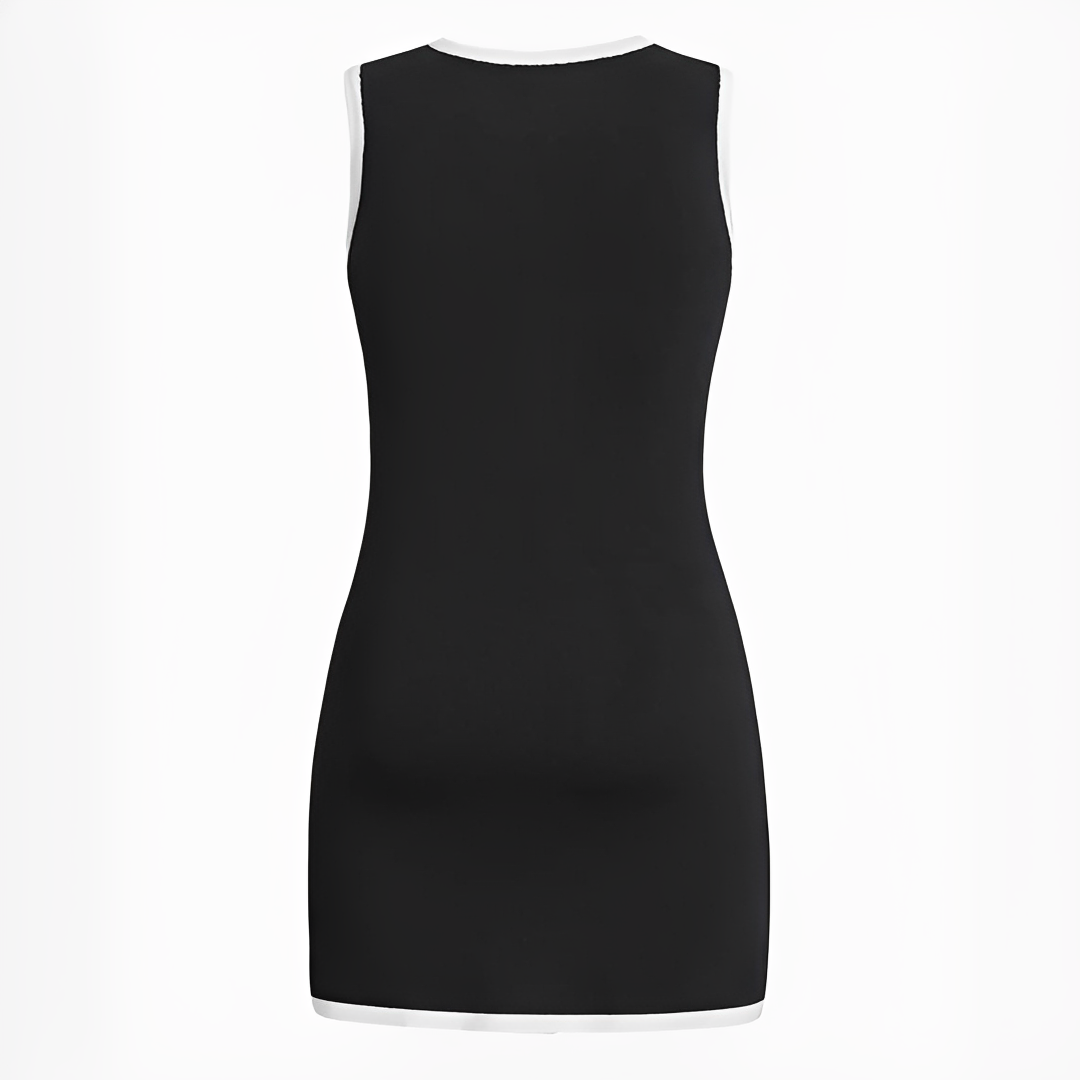 Delilah - Robe courte et élégante sans manches