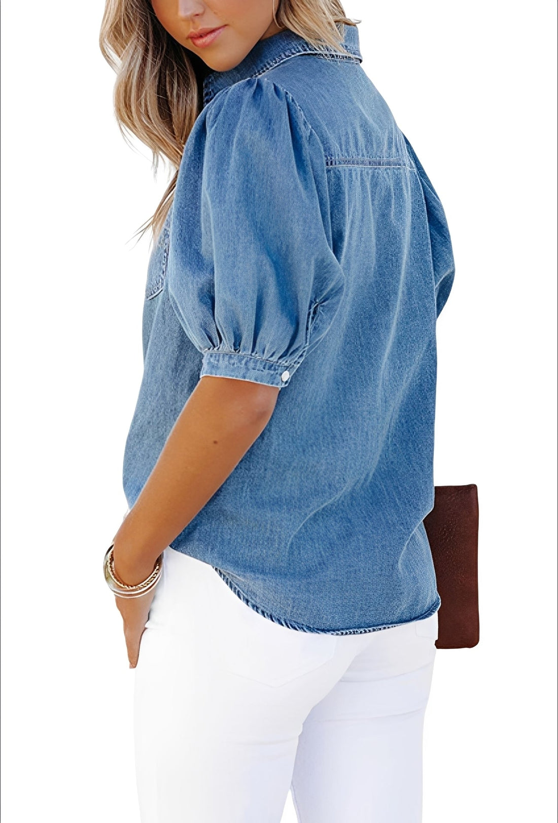 Mila - Chemise Jean Élégante