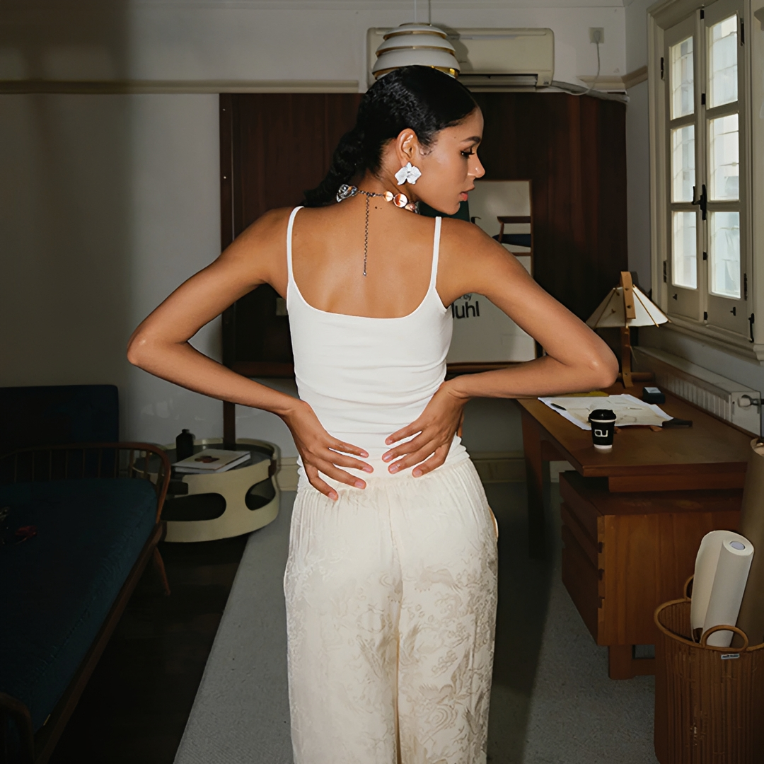 Deborah - Top Chic Sans Manches