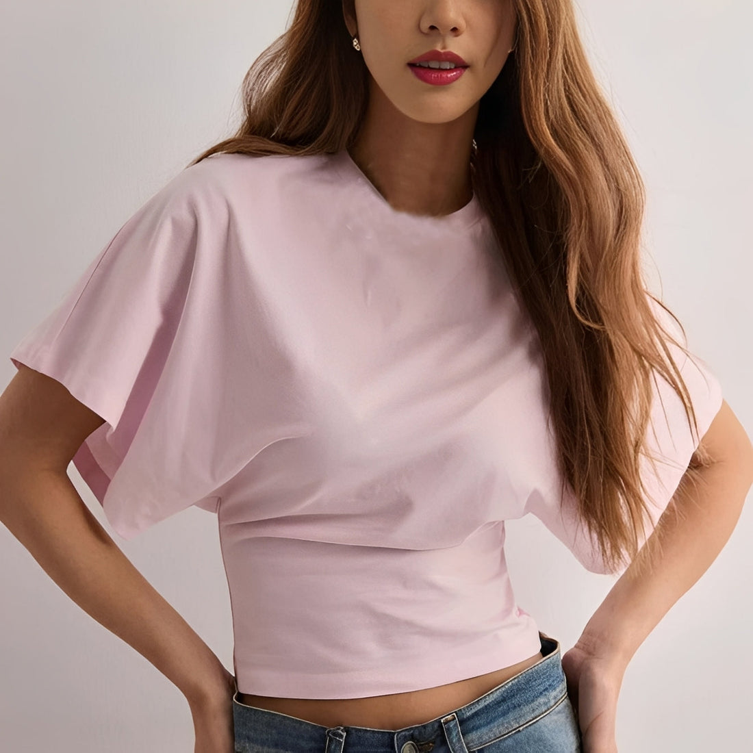 Maggy - T-shirt Chic avec Manches Larges