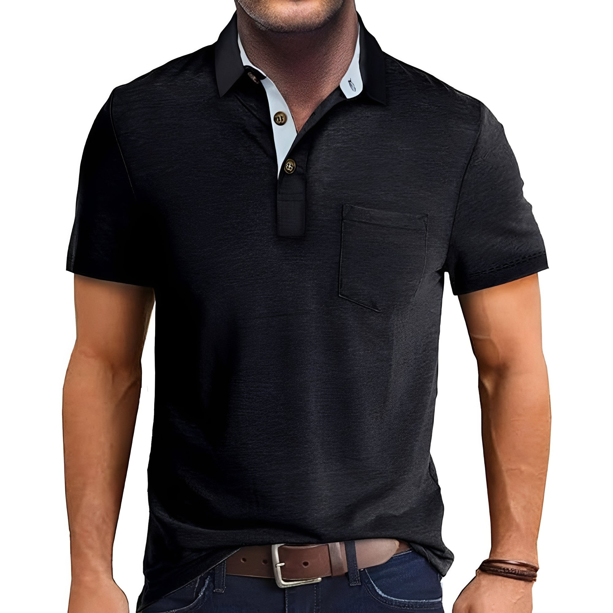Hobbs - T-shirt Polo Décontracté à Manches Courtes