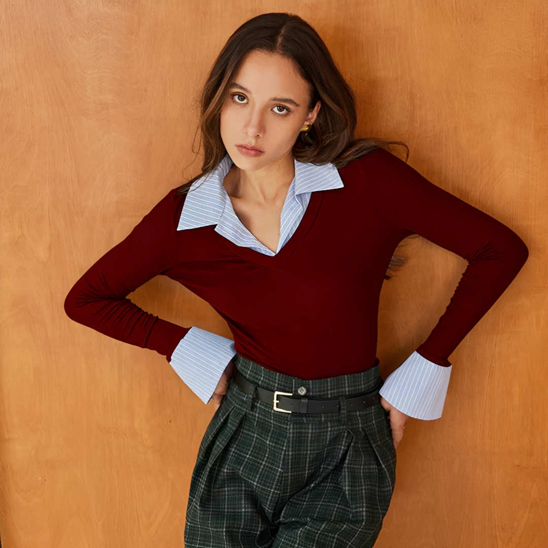 Venedita - Chemise Confort à Manches Longues