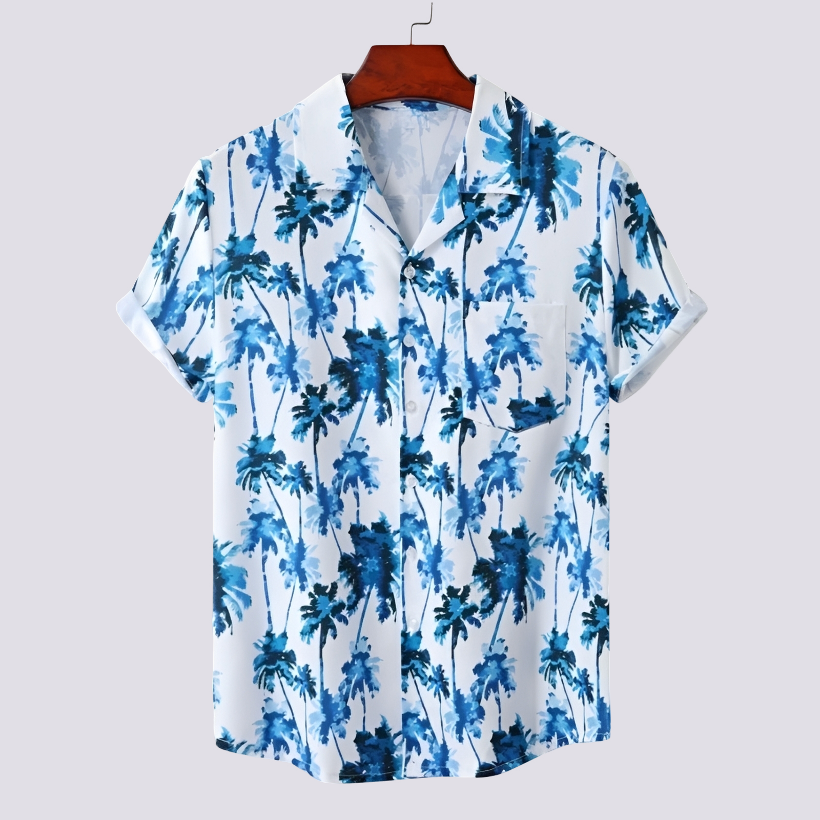 Ronan - Chemise homme chic à motif hawaïen