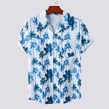 Ronan - Chemise homme chic à motif hawaïen