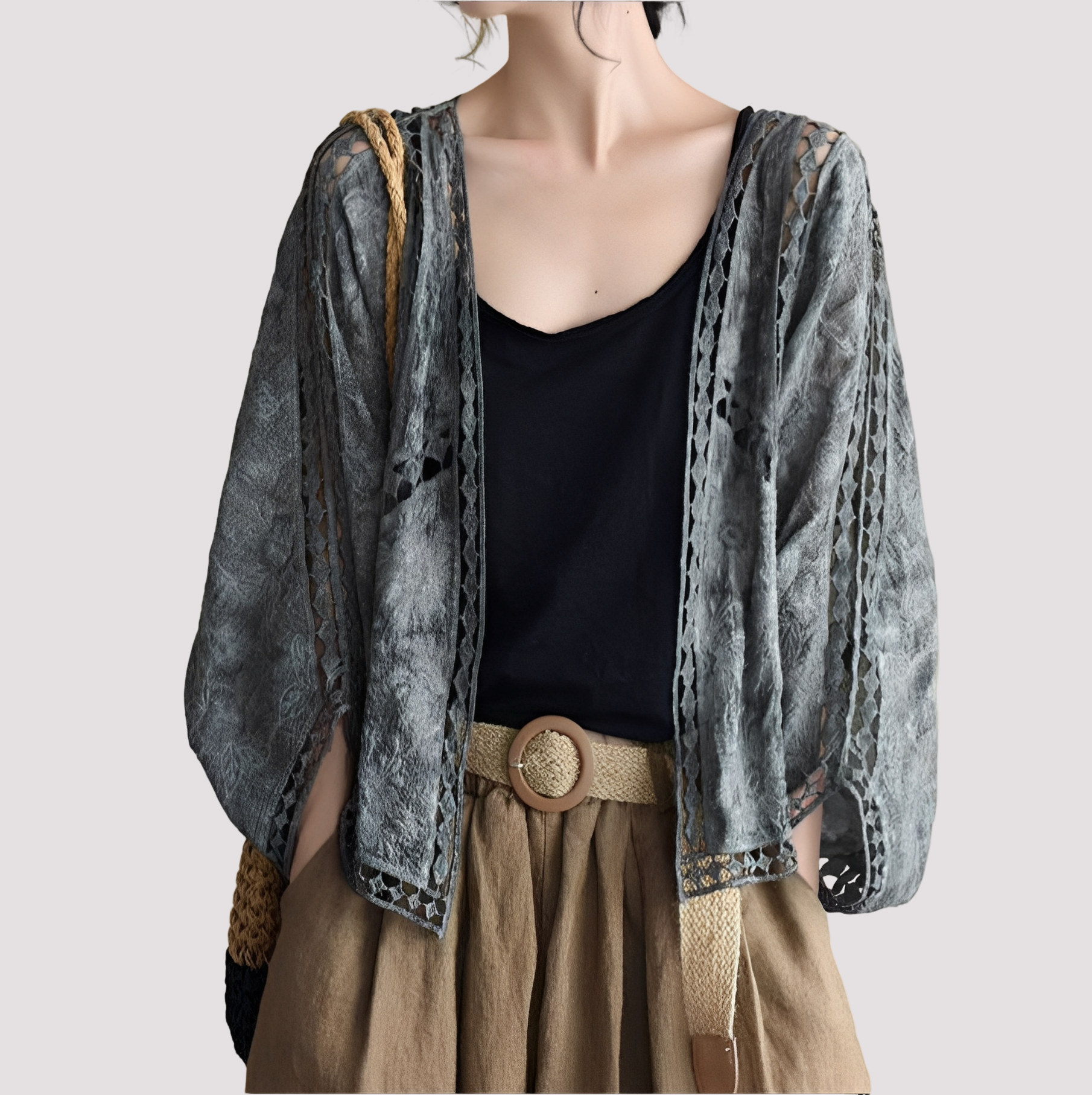 Connie - Cardigans branchés avec découpes pour femmes