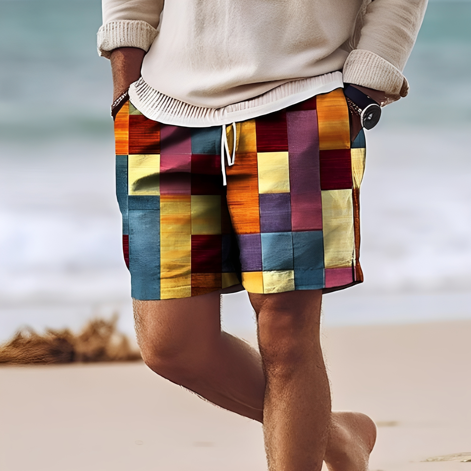 Aidan - Shorts de plage chic